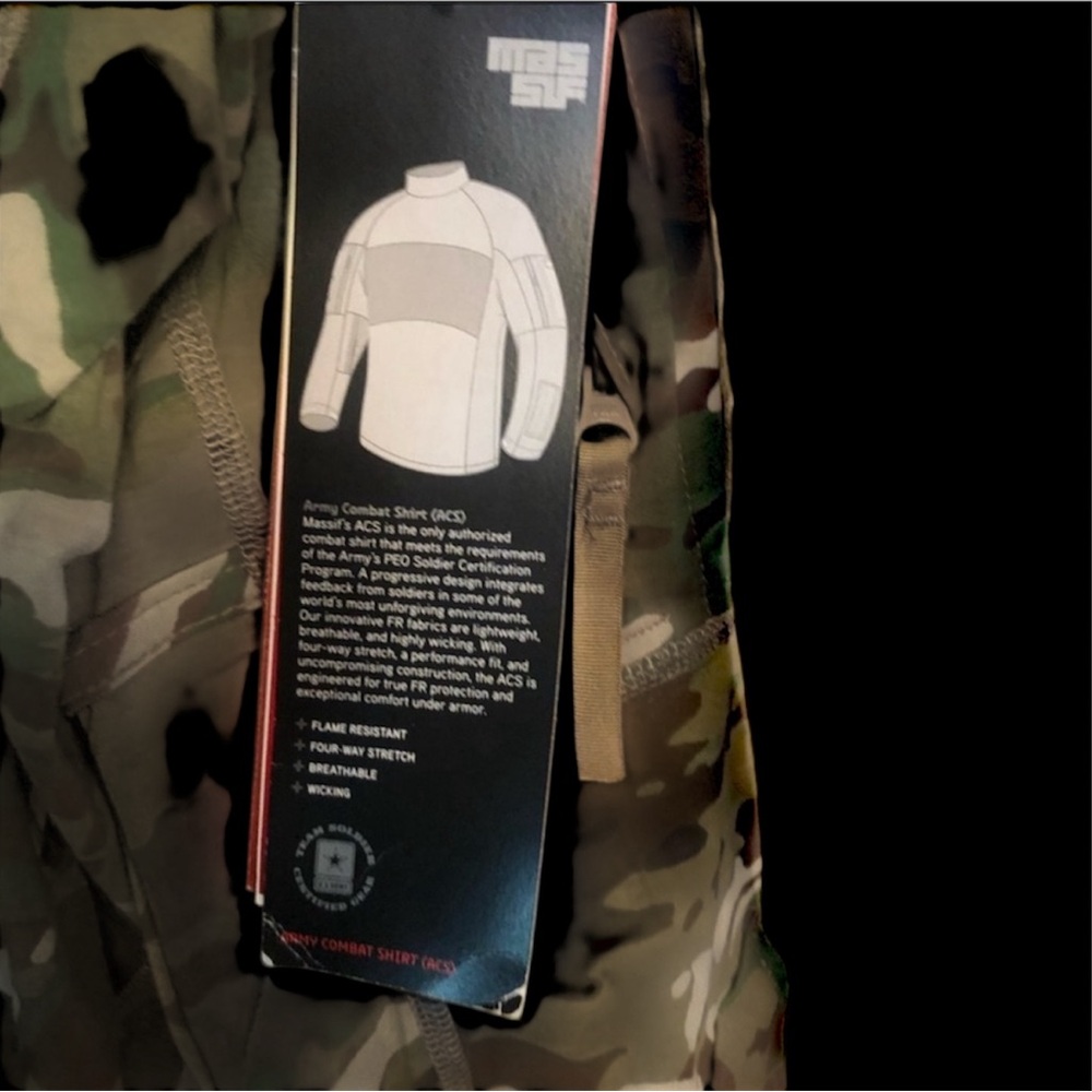 Massif ACS Army Combat Shirt Multicam Flame Resistant NWT XS Military Tactical - Picture 5 of 6